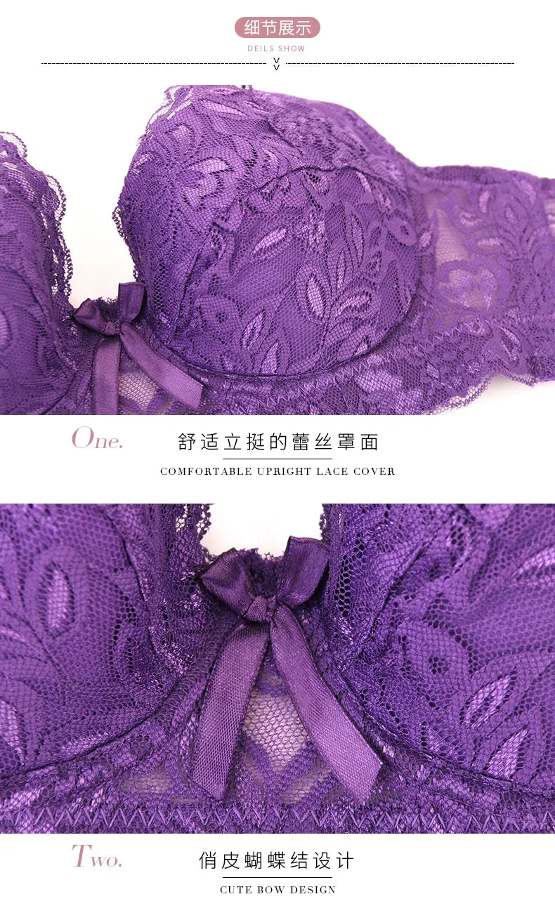 Reggiseno sottile a copertura totale, senza ferretto, regolabile, in pizzo, per taglie forti, copri seno, coppe B C D, reggiseno in pizzo taglie grandi 2028