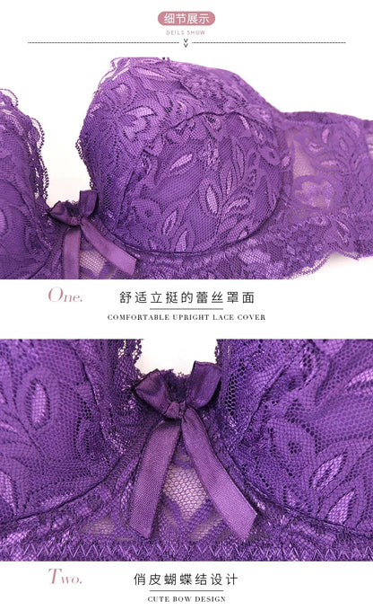 Reggiseno sottile a copertura totale, senza ferretto, regolabile, in pizzo, per taglie forti, copri seno, coppe B C D, reggiseno in pizzo taglie grandi 2028