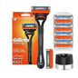 Rasoio di Sicurezza Manuale Gillette Fusion 5 per Uomo con Lame di Ricambio a 5 Strati