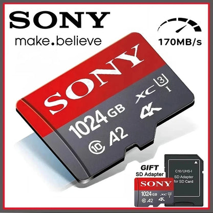 Scheda di Memoria Sony 512GB 256GB 128GB 64GB TF Micro SD Classe 10 UHS-1 Scheda Flash Microsd per Smartphone PC