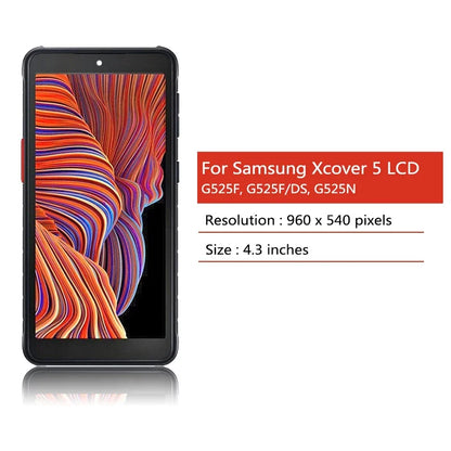 5.3 "IPS LCD Per Samsung XCover 5 G525 G525F, G525F/DS Display LCD Touch Screen Digitizer X Cover 5 Display Assemblea