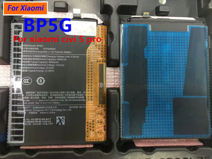 Batterie BP43 BP52 BP49 BP5G BN4F BM3E per Xiaomi Mi 8/Mix 4/Civi 5 Pro/Civi 4 Pro/Redmi Turbo 3/ K40S/Poco F6/F4