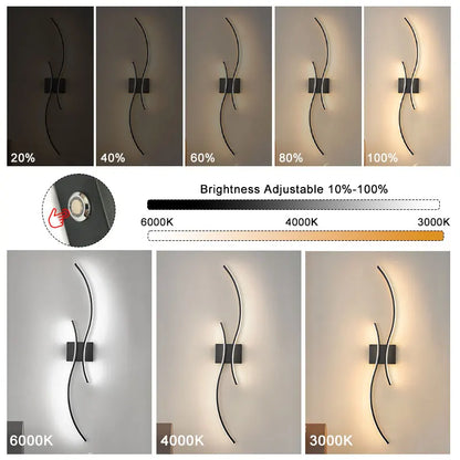 Lampade da parete a LED con batteria ricaricabile senza fili Sconce da parete per camera da letto Luci da parete dimmerabili touch 3CCT con corridoio telecomandato
