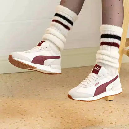 PUMA Sneakers R78 T-Toe in nylon da uomo e donna, scarpe casual basse retrò da allenamento tedesche per coppia 399250-14