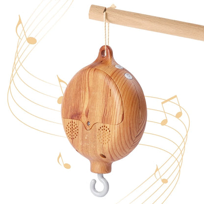 Carillon girevole per neonati Culla Imitazione Colore legno Appeso Sonaglio Bambino Lenitivo Giocattoli musicali 0-12 mesi Regalo per bambini