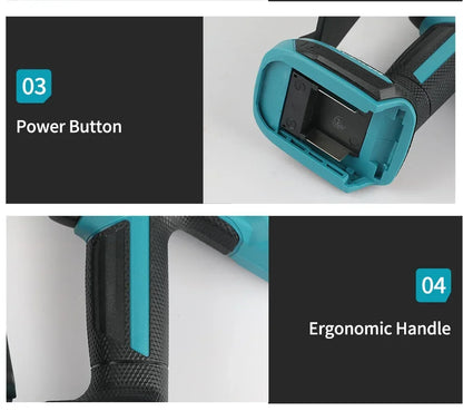 Motosega a Batteria Makita per Lavorazione del Legno, Piccola Sega Elettrica Portatile da 18V con Lama da 6 Pollici, Mini Motosega Portatile