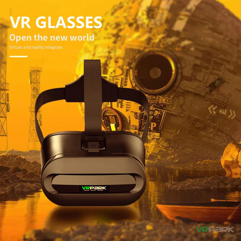 Occhiali VR Realtà virtuale Casco per telefono 3D Cuffie Lenti Occhiali Dispositivo Viar Smartphone intelligente Gioco cellulare Set di visualizzatori video mobili