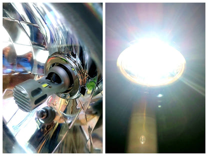 Philips HS1 Faro LED Motore 6500K Lampada Bianca LED Luminoso Moto Fascio Alto Basso 12V PX43t Moto Lampadina 11636UMRX1