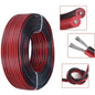 Cavo di collegamento rosso nero 12V Cavo piatto automobilistico a 2 pin Cavi di prolunga LED per campanello Lampada a nastro LED Altoparlanti per illuminazione a nastro