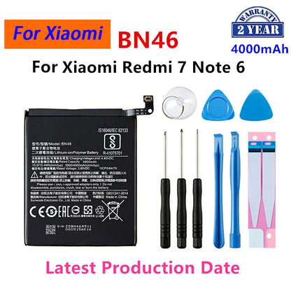 Batterie BN5F BN46 BN5H BN5D BN5L BN5X BN70 per Xiaomi Redmi 7/15/15C/Redmi 14C/12C/10C Note11E/Note 11S/Note 9 Pro