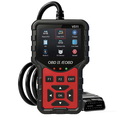 Strumento Diagnostico OBD2 V511, Dotato di Tester per Batteria, Lettore di Codici di Errore del Motore, Dati in Tempo Reale, Funzione di Consultazione DTC e Snapshot