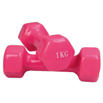 Manubri da donna da 1/2/3/4 kg attrezzature per la casa fitness bilanciere attrezzature in ghisa solida per il dimagrimento del braccio yoga e la perdita di peso