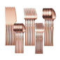 Set di posate in acciaio inossidabile da 30/40/60 pezzi, coltello, forchetta, cucchiaio da caffè, stoviglie, lavabili in lavastoviglie