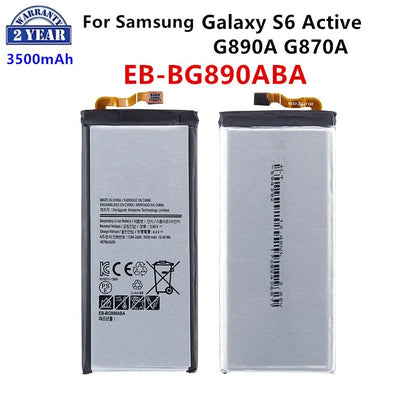 Nuovissima batteria sostitutiva EB-BG890ABA 3500mAh per Samsung Galaxy S6 Active G890A G870A batterie + strumenti per telefoni cellulari