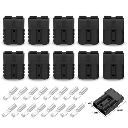 5/10 Pezzi Connettore Rapido 50A per Ricarica Batteria, Adattatore per Moto, Solare, Caravan, Accessori