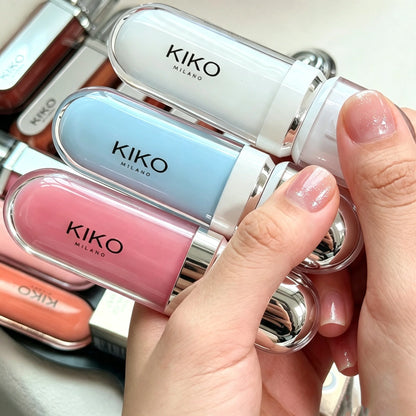 KIKO Milano Kissable Lip Volume Crema Labbra Volumizzante Idratante Riduce le Rughe Sottili delle Labbra Non Appiccicosa Labbra Effetto Specchio
