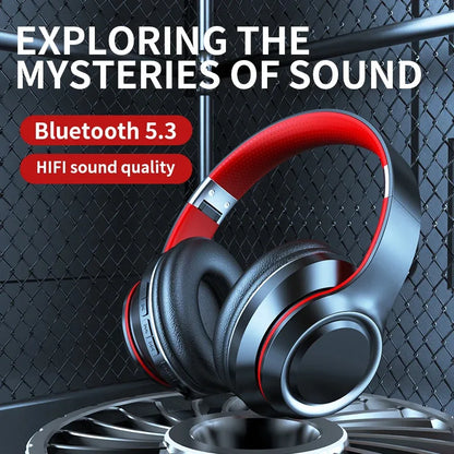 Nuovissime Cuffie Wireless Shoumi, Auricolari Bluetooth, Grandi Caschi con Microfono, Supporto per Scheda TF, Riproduzione Mp3 e Schermo Display