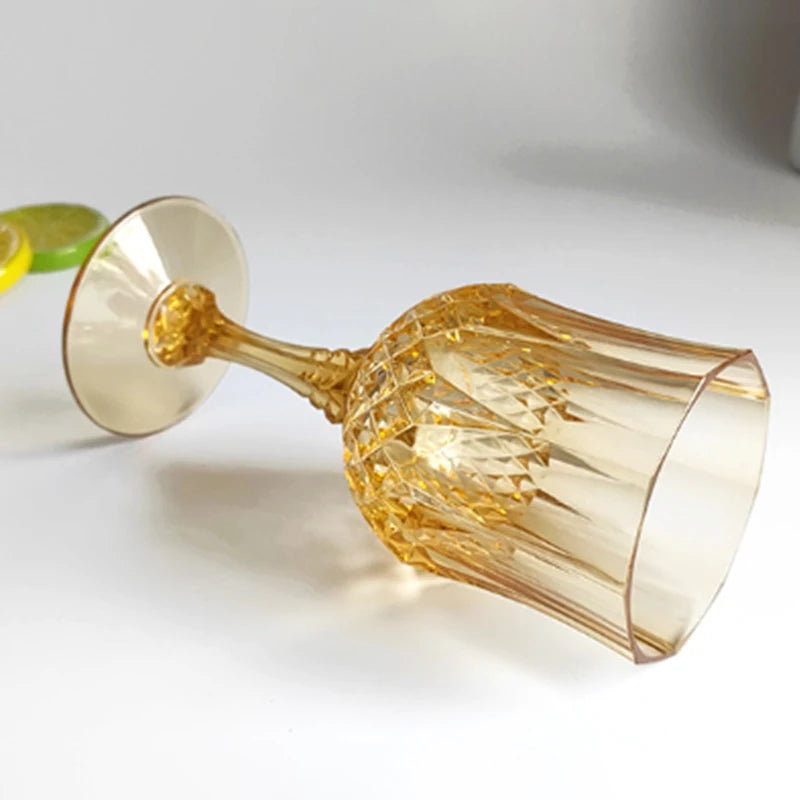 1Pc 220ml Bicchieri Da Vino Del Partito di Plastica Calice di Champagne Cocktail Flauti Tazza Calice di Birra Tazze di Whisky per Banchetti Matrimonio Tostatura