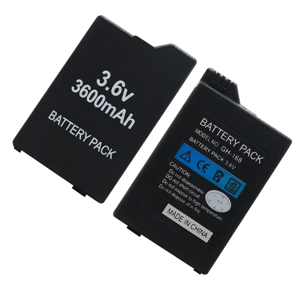 Batteria di Ricambio al Litio 3600/2400mAh per Console di Gioco Portatile PSP2000, Compatibile con PS Lite PSP-2PSP-3004