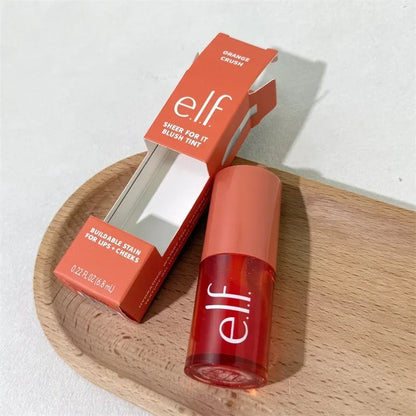 Nuovo balsamo labbra alla frutta della marca Elf, prodotto versatile per labbra e guance, fard liquido in polvere, fondotinta liquido effetto satinato, cosmetici per il trucco facili da usare.