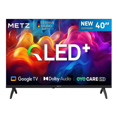 TV Smart LED Metz QLED 32" 40 Pollici Google Tele HDR 10 Audio Dolby Bluetooth 5.1 Sintonizzatore per la Salute degli Occhi 2025 32Mqf7030Z