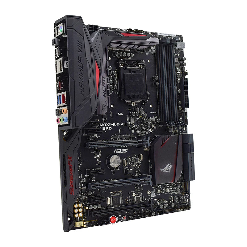 Scheda madre ASUS MAXIMUS VIII HERO, compatibile con CPU I7 6700K, 7700K, 7700, I5 6500, 7600, I3 6300, 6100, 4×DDR4 3733MHz, M.2, Z170.