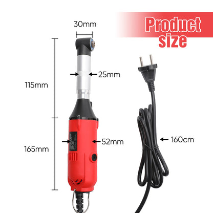 Smerigliatrice Elettrica a 1500 RPM, 6 Velocità, Strumento per Pulizia Fughe Piastrelle in Ceramica, Lucidatrice per Rimozione Bave e Lucidatura di Superfici in Ceramica e Pietra per Auto