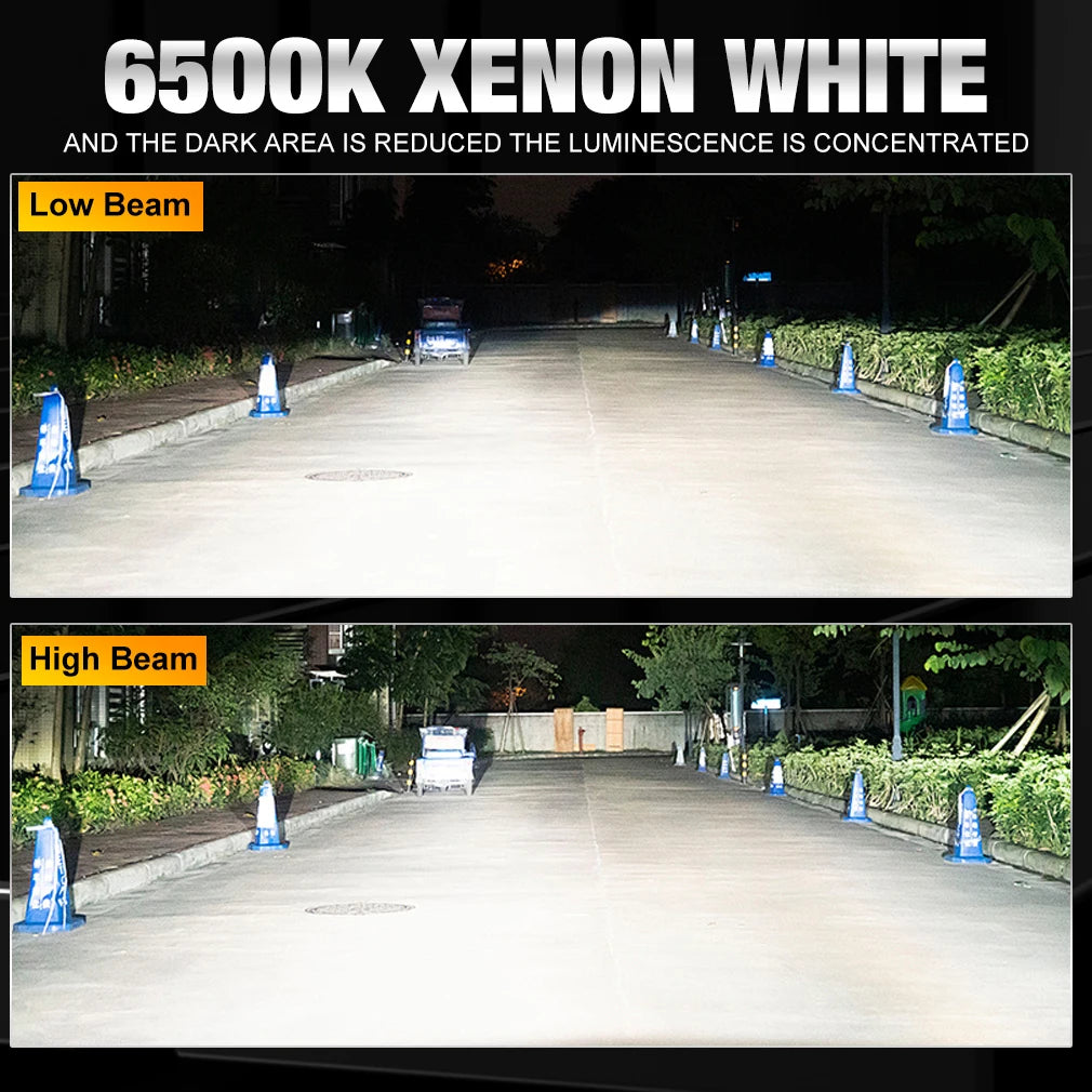 XSTORM H1 Lampadine LED 40000LM 100W Fari LED H1 Canbus con Ventola, Luci Turbo per Auto 6000K 12V Plug & Play