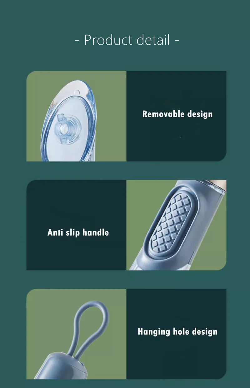 Strumenti per la pulizia della cucina Manico lungo Spazzola per piatti Dispenser di sapone liquido Detergente Spazzola per piatti Spugna per piatti Salviette per lavare i piatti