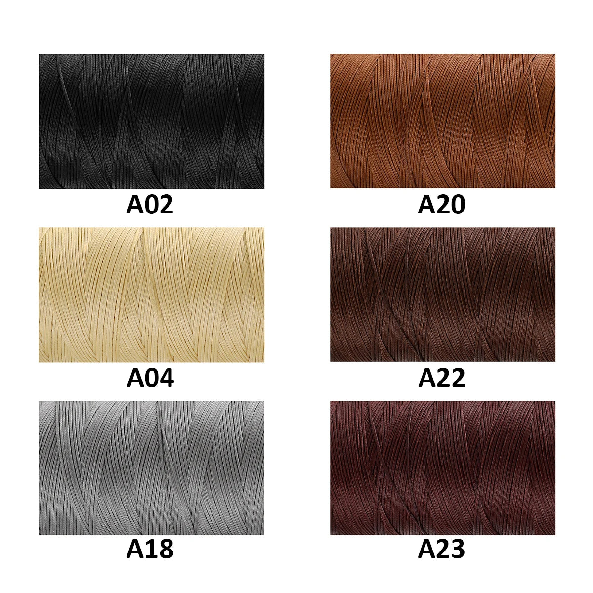 6 rotoli/1 rotolo 150D fatto a mano 0. Filo da cucito in pelle da 8 mm – 13 iarde, 6 colori di filo cerato piatto intrecciato, finitura uniforme – non si rompe – filo in pelle a 16 fili – adatto per cucire borse, arti