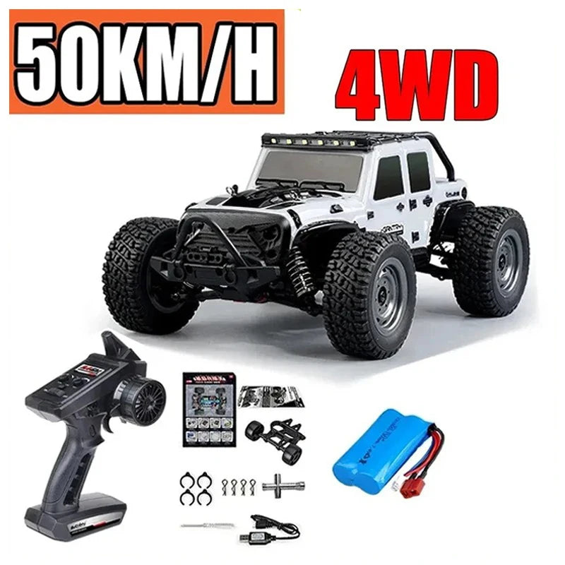 16103PRO 1:16 4WD Auto RC con LED 2.4G Auto telecomandate 70KM/H Drift ad alta velocità Monster Truck per bambini VS WLtoys 144001   Giocattoli