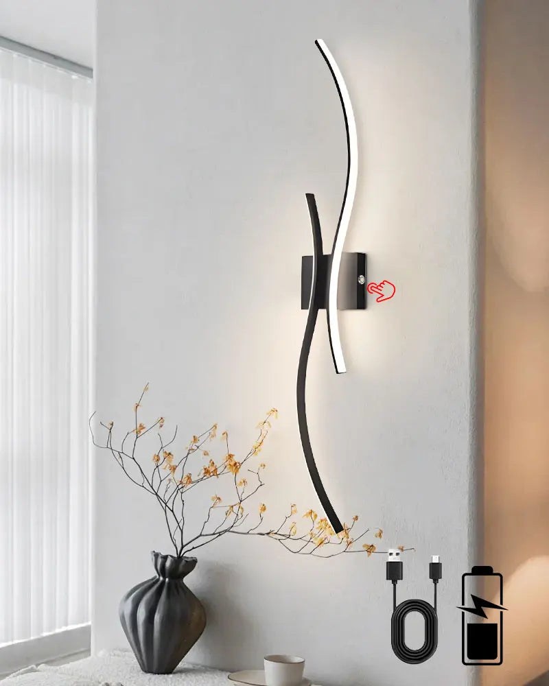 Lampade da parete a LED con batteria ricaricabile senza fili Sconce da parete per camera da letto Luci da parete dimmerabili touch 3CCT con corridoio telecomandato