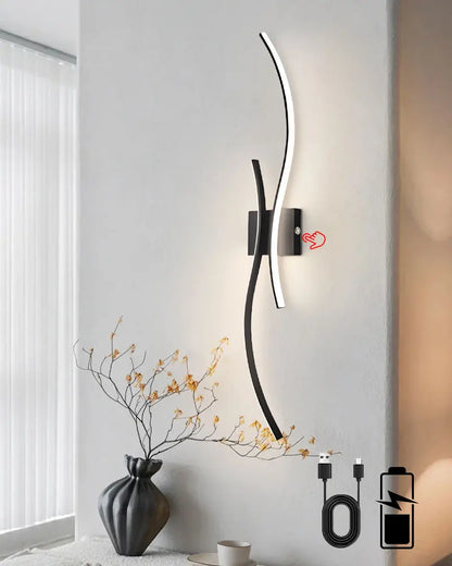 Lampade da parete a LED con batteria ricaricabile senza fili Sconce da parete per camera da letto Luci da parete dimmerabili touch 3CCT con corridoio telecomandato