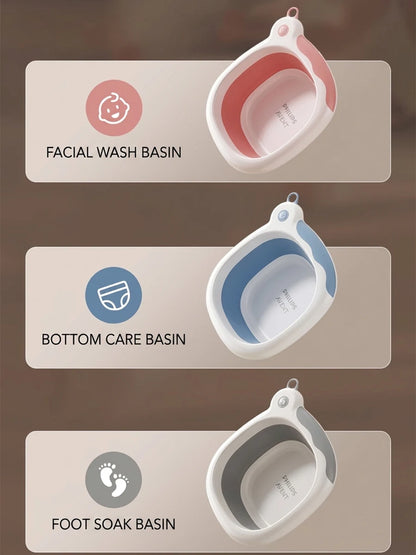 Philips Avent Vaschetta Pieghevole Antibatterica per il Bagnetto del Bambino 4,5L Vaschetta Portatile Resistente alle Cadute per il Bagnetto dei Neonati