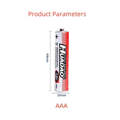 2-80 Batterie AAA 1.5V R03 Monouso al Zinco per Luci LED, Mouse, Calcolatrici, Giocattoli Elettrici, Telecomandi