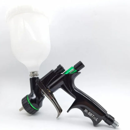 Pistola a spruzzo Pistola a spruzzo ad aria con ugello in acciaio inossidabile da 1,3 mm per auto Pistola a spruzzo NVE Pro Pistola a spruzzo per vernice Pistola a spruzzo trasparente