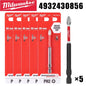 Punte per Trapano a Impatto Milwaukee Shockwave PH2, Serie di Punte per Avvitatore da 25mm/50mm/90mm
