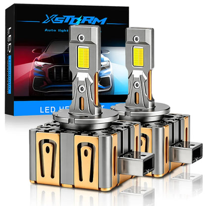 Fari LED XSTORM D1S D3S Canbus Xenon 80000LM 600W D1R D3R Lampadine LED HID 1:1 per Auto 6000K 4300K 12V 36V