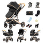 Passeggino 3 in 1 Passeggino multifunzionale Facile da viaggio pieghevole Seggiolino di sicurezza per carrozzina portatile Standard UE Spedizione gratuita