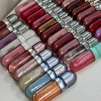 KIKO Milano Lucidalabbra 3D Hydra, Classico, per Uso Quotidiano, Idratante, Alta Lucentezza, Aspetto Naturale, Non Appiccicoso, Finitura Liscia, Regalo di Trucco