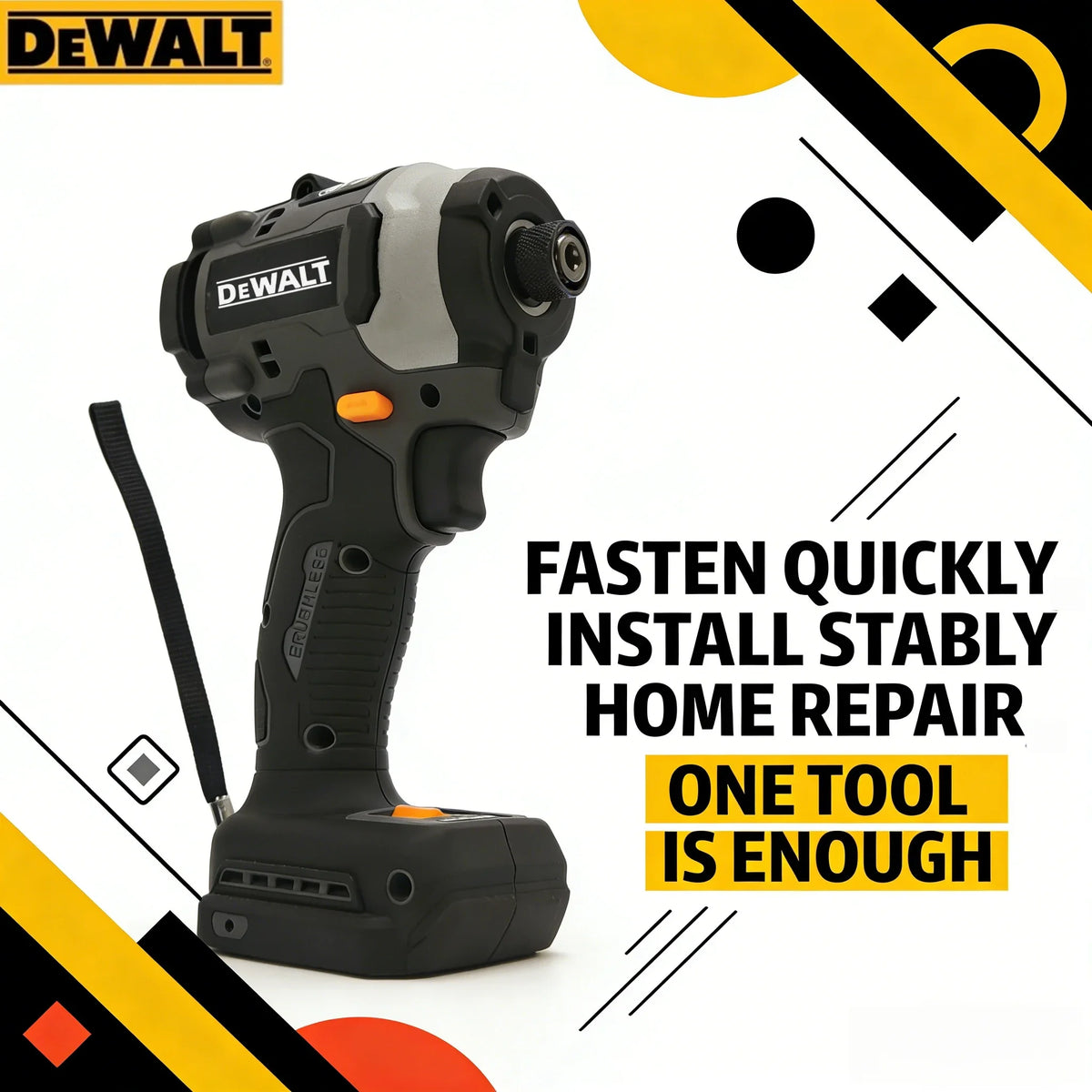 Avvitatore a Impulsi Brushless DeWalt DCF85M: Cacciavite Elettrico Multifunzione e Trapano per Falegnameria a Velocità Variabile