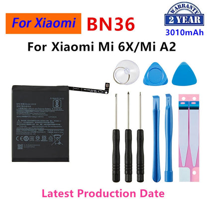 Batteria originale per telefono Xiaomi Mi Redmi Note Mix 2 3 3S 3X 4 4X 4A 4C 5 5A 5S 5X M5 6 6A 7 8 Pro Plus BN43 BN31