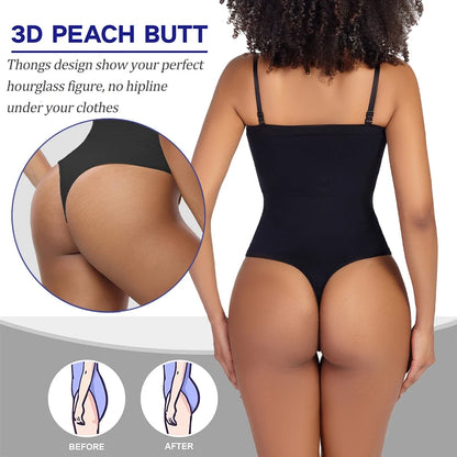 Body senza spalline donna perizoma Shapewear Tummy Control Body Shaper Off spalla top un pezzo vita Trainer intimo Skinny