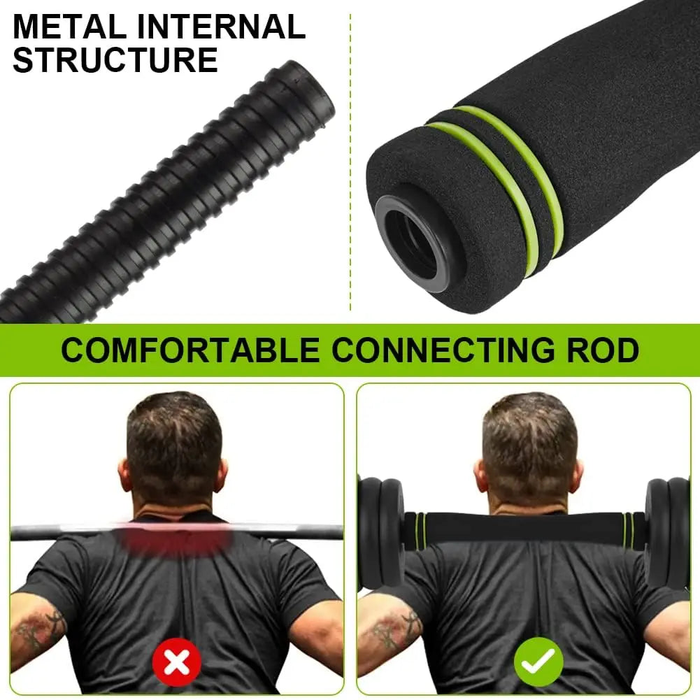 Set di manubri regolabili, set di pesi liberi da 30/44 libbre utilizzato come manubri, bilanciere, kettlebell e push-up, per esercizi fitness in palestra a casa