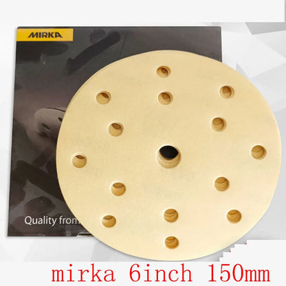 MIRKA-Disco abrasivo originale Finlandia 6 pollici 21 fori 150 MM 150 MM 10 pz