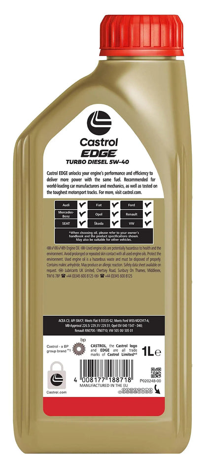 OLIO CASTROL EDGE 5W-30 LL TITANIUM 1L