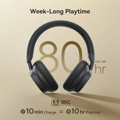 Cuffie Bluetooth Baseus Bowie MH1 con Cancellazione del Rumore 48dB, Hi-res LDAC, Cuffie Over-Ear, Auricolari Wireless