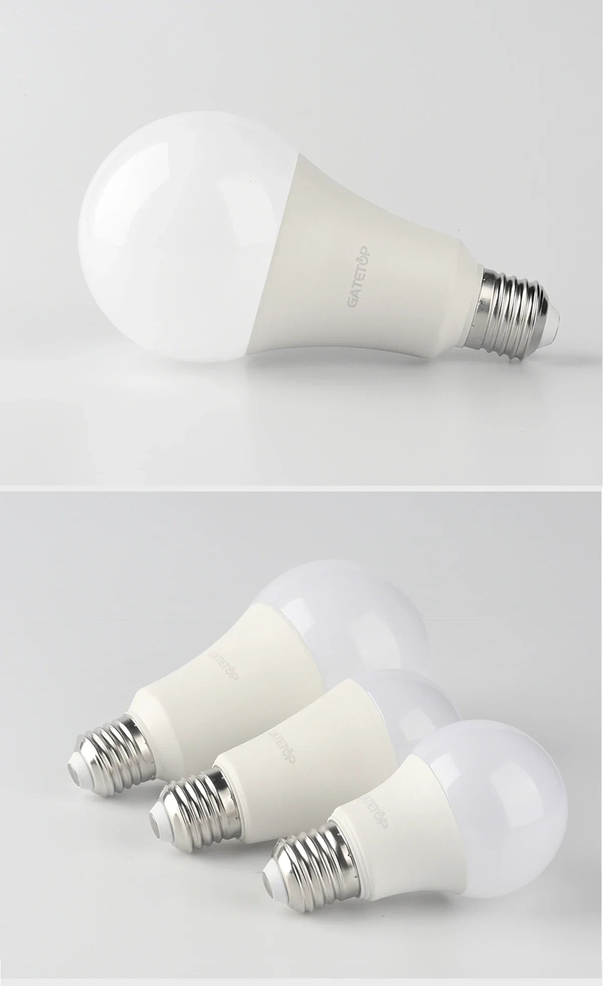 10 Pezzi Lampadine LED E27 B22 da 24W 20W 18W 15W 12W 10W 3W, AC 220V 110V 3000K 6000K, Lampada per Soggiorno e Casa