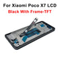 Display OLED da 6,67" per Xiaomi Poco X7 LCD 24095PCADG, display touch digitizer per Poco X7 Pro, schermo 2412DPC0AG, parti di assemblaggio