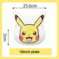 Set di Stoviglie in Ceramica Pokemon Autorizzato SHUNXIANG, Piatti con Motivi Cartoon, Set da Cena, Adatto al Microonde, per Casa, Ciotole